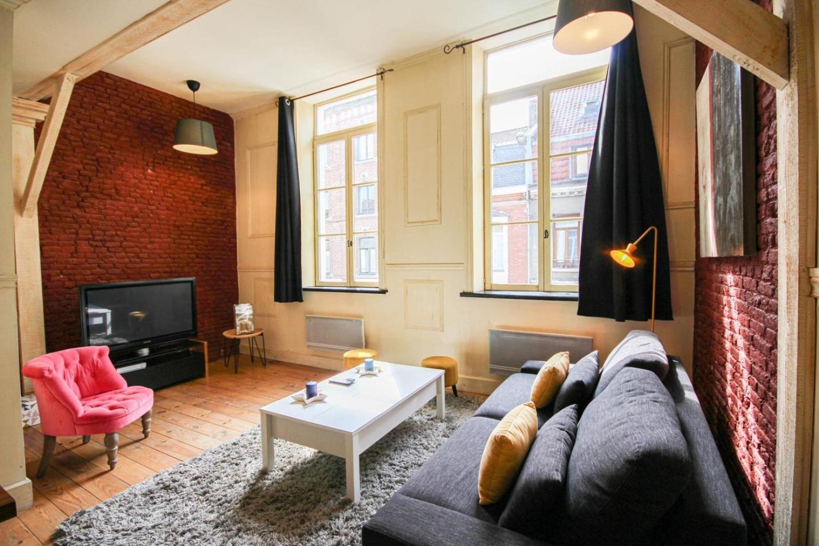 Old Lille Charming Duplex Apartment Dış mekan fotoğraf